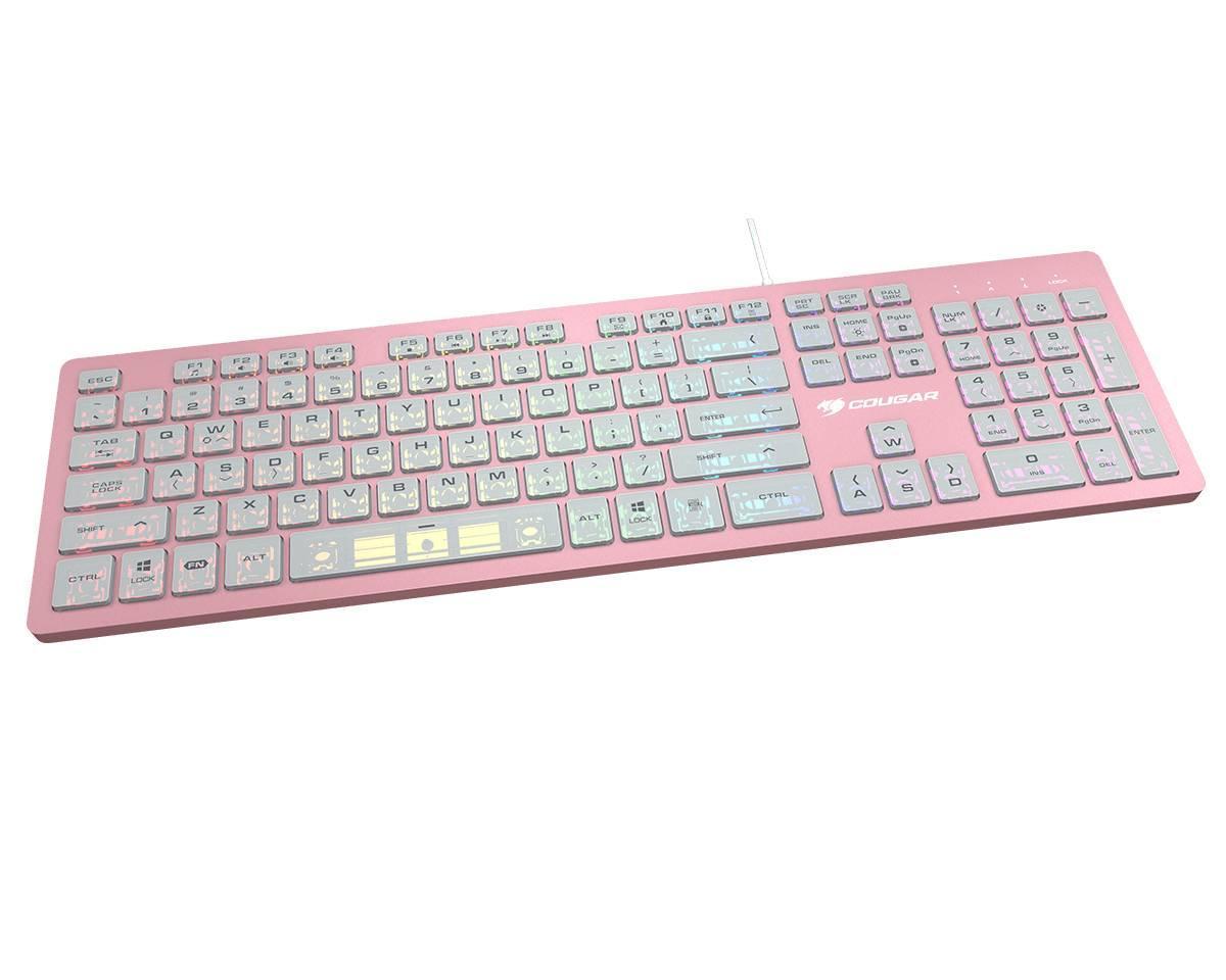 TECLADO COUGAR VANTAR ROSA 37VAPXNMX.0002