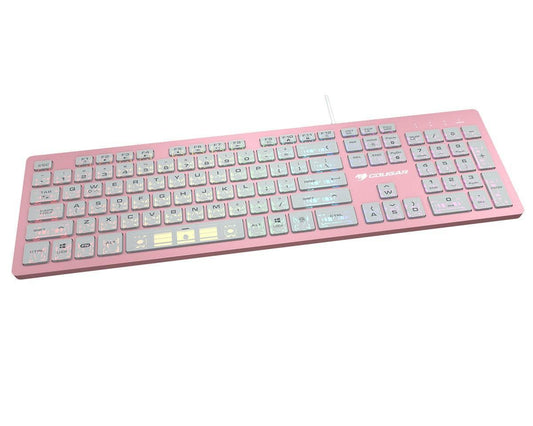 TECLADO COUGAR VANTAR ROSA 37VAPXNMX.0002