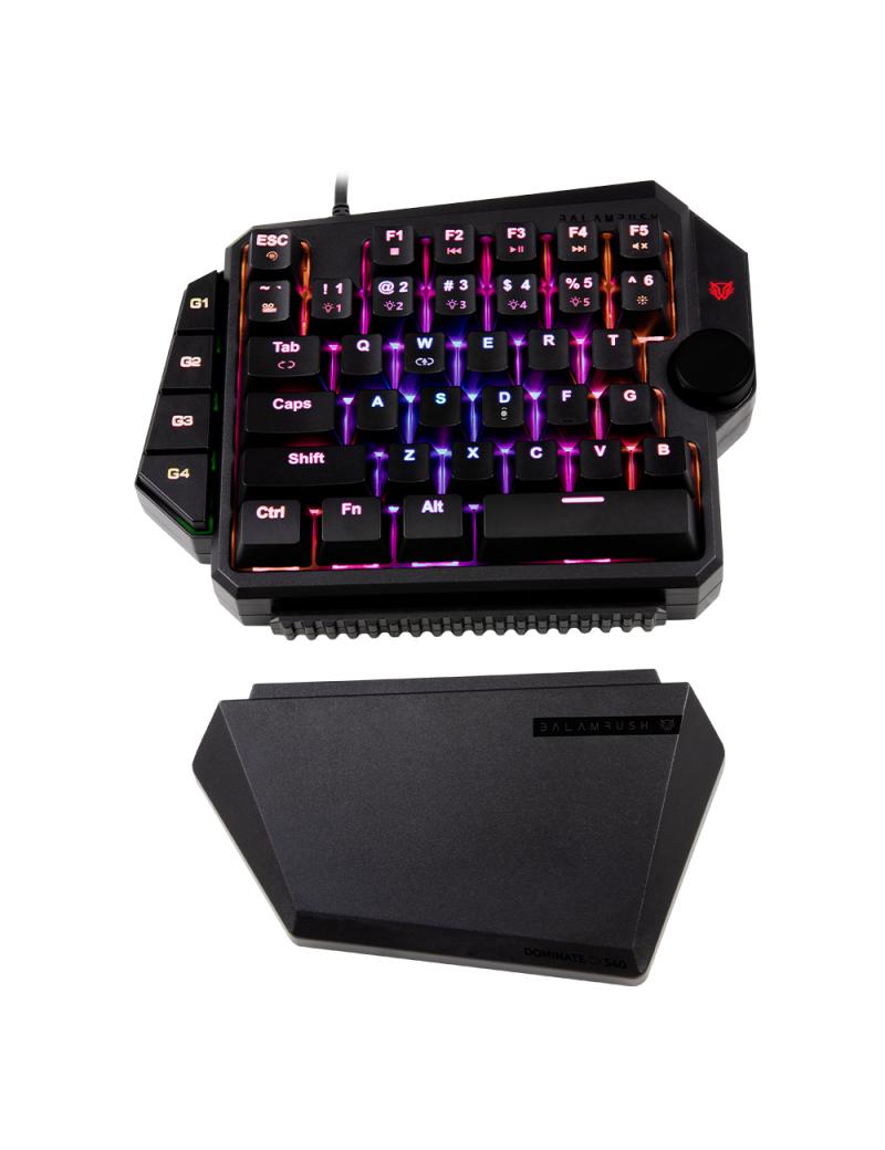 Teclado Mecánico Balam Rush Dominate GK540, Negro, RGB