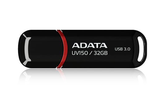 Memoria USB ADATA UV150, Naranja, 32 GB,  USB 3.2 (retrocompatible con 3.0 y 2.0), 100 MB/s