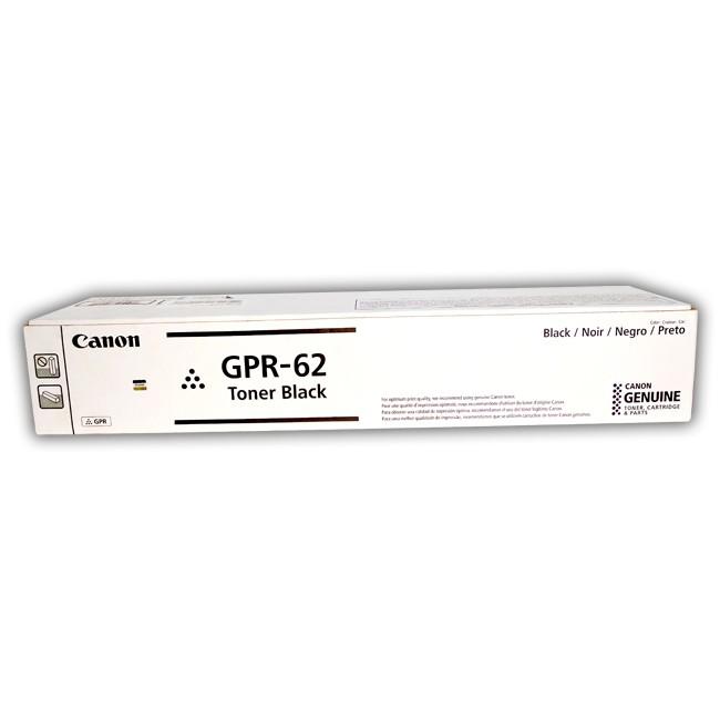 Tóner. Canon GPR-62 3760C003AA NEGRO. Aproximadamente 30,000 páginas de rendimiento. Compatible con Canon ImageRunner 2630