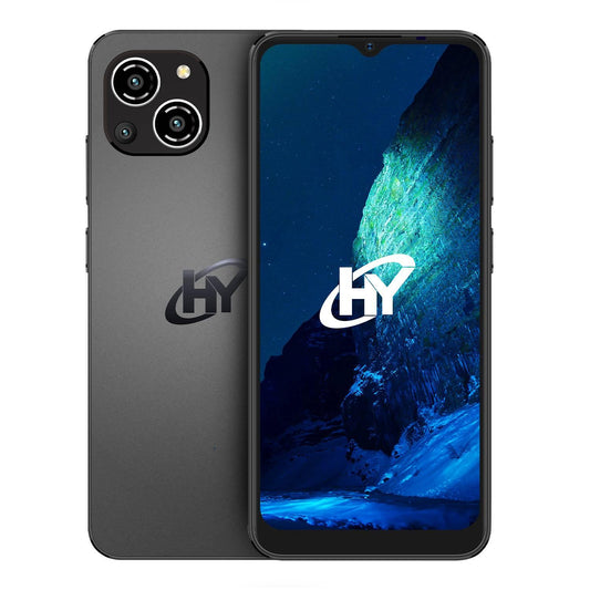 HYLine, 6.51 pulgadas, 1600x720 Incell, T606, 8GB RAM, 256GB Storage, Android 13, 13MP Front, 48/2MP Rear, 5000mAh, Includes Clear Case, Screen Protector a
