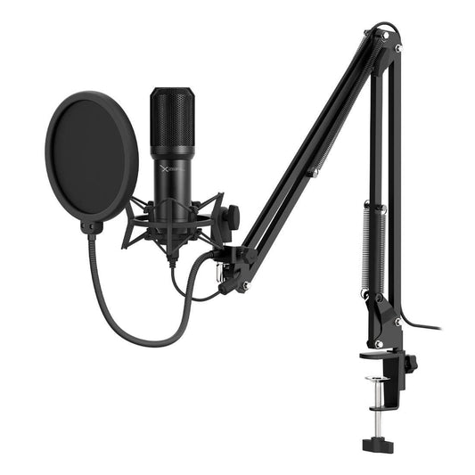 Kit de MICROFONO C/SOPORTE XZ260 NEGRO. XZKMC1B