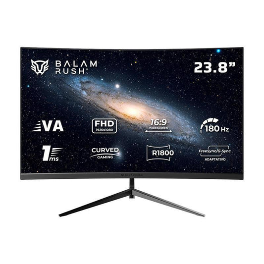 Monitor Curvo Gaming 23.8 Pulgadas 180hz ANDROMEDA MAG24Y  Panel VA, Curvo