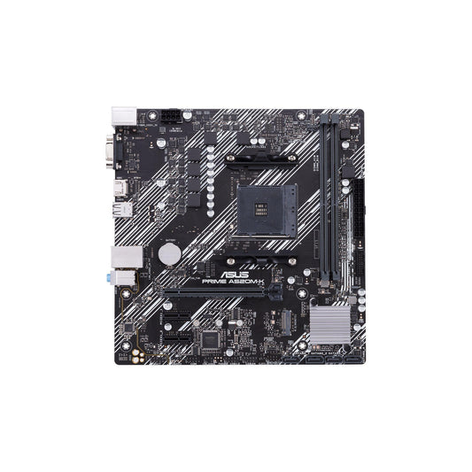 Tarjeta Madre ASUS PRIME A520M-K, micro ATX, AMD,Ryzen AM4, AMD Ryzen™ 5000, 4000 G-Series y 3000 Series,M.2, Ethernet de 1 Gb, HDMI / D-Sub, SATA 6 Gbps,