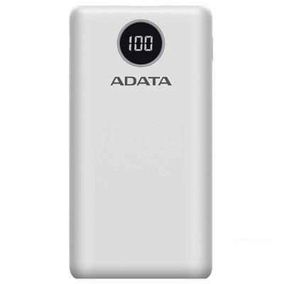 PowerBank  ADATA P20000QCD , Blanco, 20000 mAh