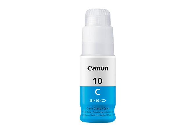 Tanque de tinta CANON GI-10 C , 7,700 paginas