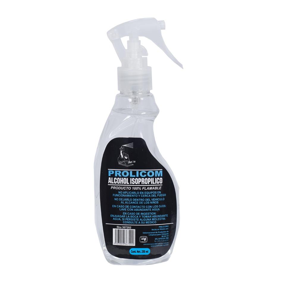 Alcohol Isopropílico PROLICOM, Alcohol Isopropílico, 250ml, Componentes electrónicos
