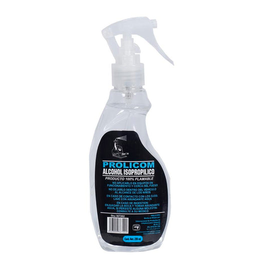 Alcohol Isopropílico PROLICOM, Alcohol Isopropílico, 250ml, Componentes electrónicos