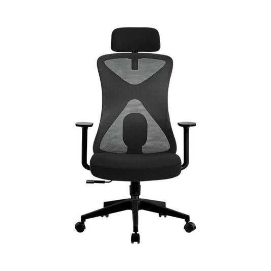 Silla FLOE PRO EC737 ACTECK  ELITE SERIES Silla de Oficina  Ergonómica, Ajuste lumbar, Reposa brazos Fijo, Color  Negro. AC-937238