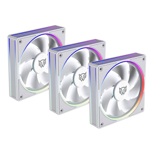 Kit 3 Ventiladores 120mm EOLOX BORA EXB85 Balam Rush Azender Series Velocidad: 600-1800 Rpm, Nivel de ruido 28DB