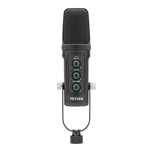 YEYIAN MICROFONO CONDENSADOR KIT STREAMING AGILE NL, BLACK, BRAZO DE TIJERA, SOPORTE  U, MONT ANTICHOQUE, FILTRO, MONT EN MESA USB B-USB A YSA-UCHQ-01