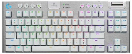 Teclado Mecánico LOGITECH 920-009660, Inalámbrico, Blanco