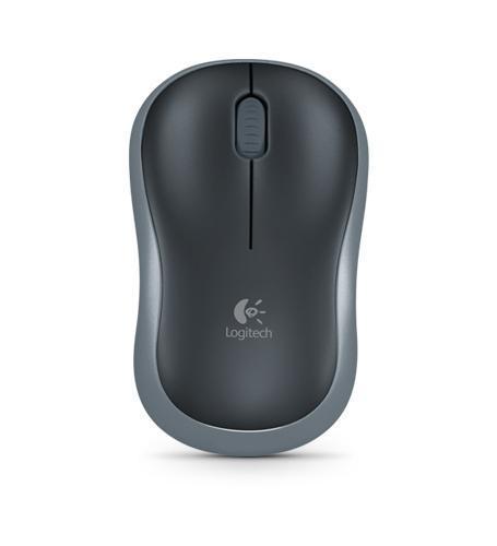 Mouse LOGITECH M185, Negro, 2 botones, RF inalámbrico, Óptico