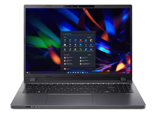 LAPTOP ACER TRAVELMATE P2 CORE I5-1335U; 16 WUXGA IPS; 8 GB RAM; 512GB; FINGERPRINT; WIN 11 PRO;  1 año de garantía + 1 año contra Robo; GRIS ACERO