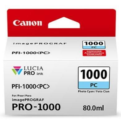 Tanque CANON PFI-1000 PC, Cian