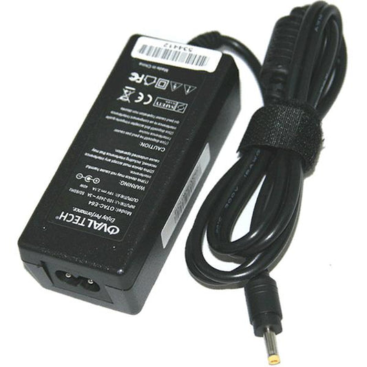 Cargador / Adaptador para Laptop OVALTECH OTAC-E64 de 40W 19V-2.1A (4.0*1.7)