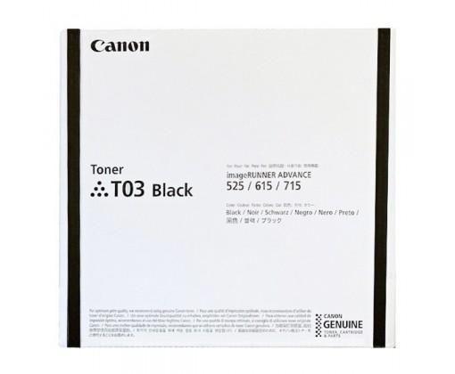 Toner  CANON T03 BK, Laser, 51500 paginas., Negro, imageRUNNER 525/615/715/527/617/717