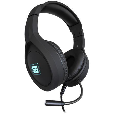 Diadema Gamer VORAGO HS-501, PC/Juegos, Negro, Alámbrico, 3.5 mm, 2.2m