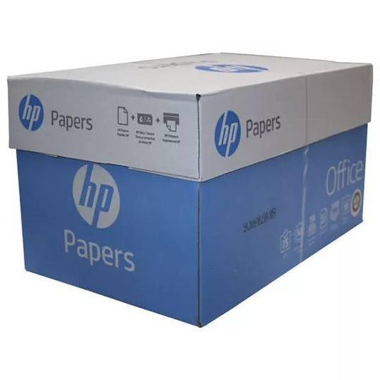 Papel tamaño carta color blanco marca HP 764025932868 75gr 92% blancura 10 resmas con  500 hojas cada una