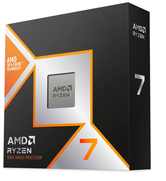 AMD RYZEN 7 9800X3D, 8 núcleos, Socket AM5, No incluye ventilador, Con gráficos incluidos