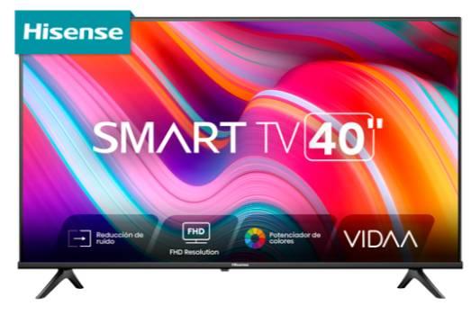 Televisor Hisense 40A4NV, 40 pulgadas, LED FULL HD, 1920 x 1080 Pixeles, VIDAA SMART TV