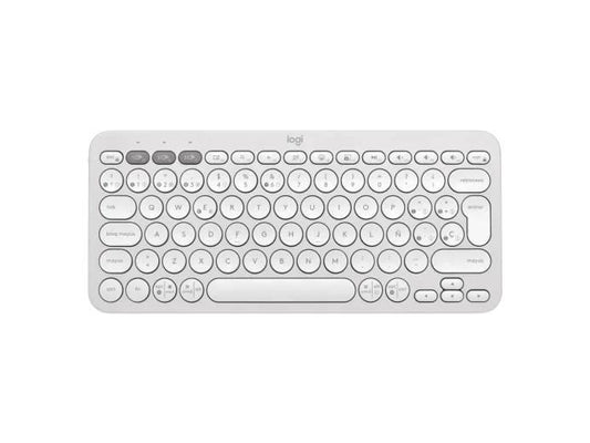 Teclado Logitech PEBBLE KEYS 2 K380s 920-011784. Teclado Bluetooth estilizado y minimalista con teclas personalizables