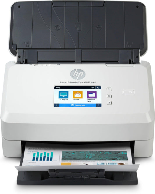 Escáner HP  N7000 6FW10A - ADF, 7500 páginas