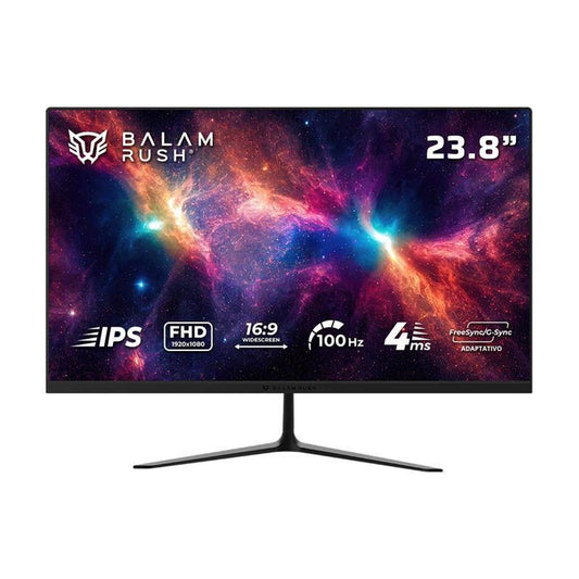 Monitor Gaming 23.8 Pulgadas 100hz NEBULA MNG24Y  Panel IPS, Plano,  Resolución: 1920 x 1080  FHD