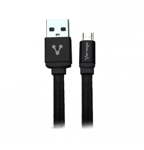 Cable USB a  Micro USB VORAGO  CAB-212, USB, Micro USB, 2 m, Negro