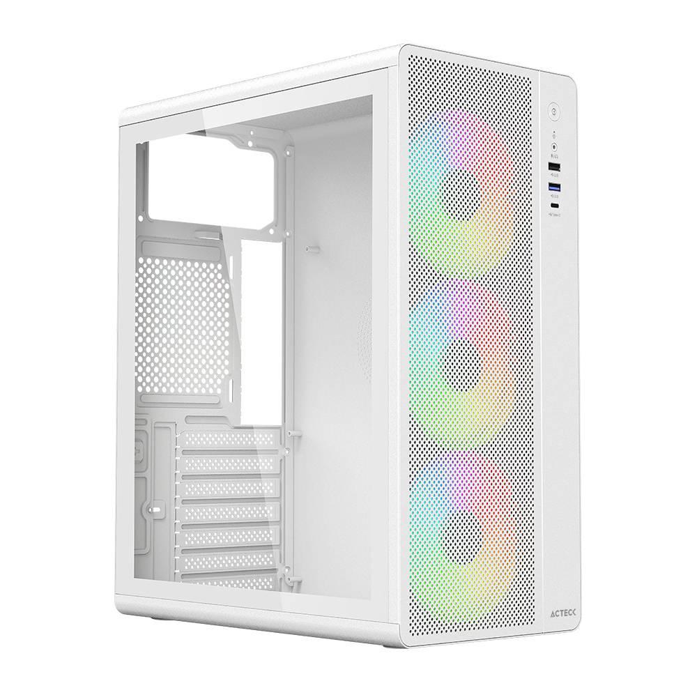 Gabinete Media Torre ESSEN PRO X GM767 ELITE Series, Color Blanco. AC-941716