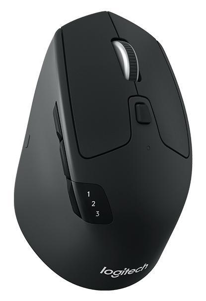 Mouse Inalambrico LOGITECH  M720 TRIATHLON, Negro, Bluetooth, EASY-SWITCH