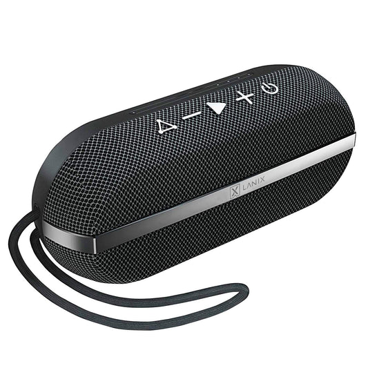 Bocina Bluetooth  LANIX 11327, LXSP PRT, Altavoz portátil, estéreo, Negro, 12 W
