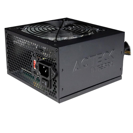 Fuente de Poder ACTECK ATX 700 W 1X20+4 PIN -1XEPS 4+4 -2XPCIE 6+2 PIN -3XSATA -2XMOLEX-1XFLOPPY LED BLAZAR FT700