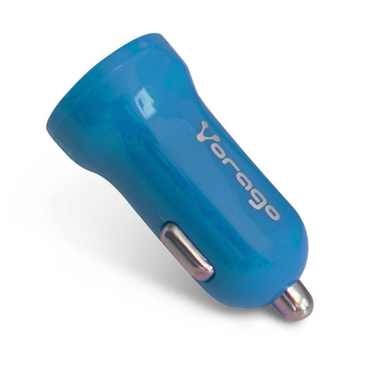 CARGADOR PARA AUTO VORAGO AU-101 CON 1 PUERTO USB AZUL bolsa