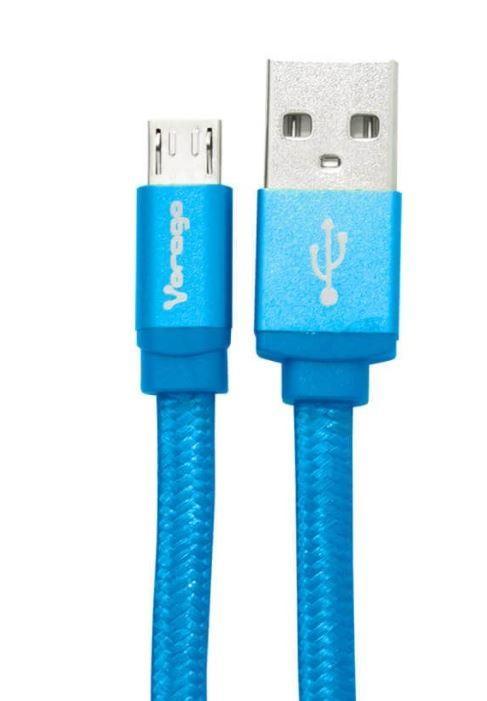 Cable USB VORAGO CAB-113, 1 m, Azul