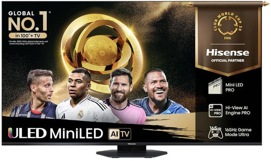 Televisor Hisense 75U8QG, 75 pulgadas, MiniLED QUANTUM DOT 4K UHD, 3840 x 2160 Pixeles, GOOGLE SMART TV