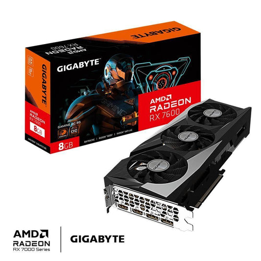 Tarjeta de Video Gigabyte AMD Radeon RX 7600 GAMING OC 8G, 8GB 128 bits GDDR6, PCI Express 4.0