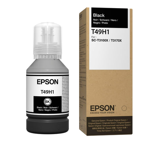 Botella de Tinta  EPSON T49H100, Negro, Sure Color T3170X, Botella