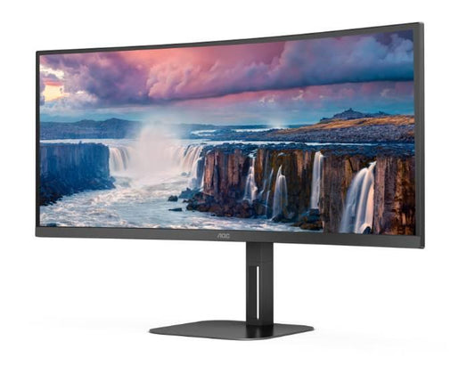 Monitor AOC CURVO  Modelo CU34V5CW/BK  Brillo 300CD/M2 (MPRT) Tiempo de respuesta 4ms