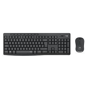 Kit Teclado y Mouse LOGITECH MK295 , Negro