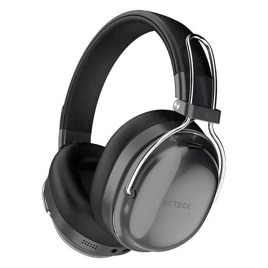 Audífonos Inalámbricos Bluetooth Luxe Pure HP730 Acteck Elite Series Cancelación de ruido activo  hibrido, Color Negro. AC-940870