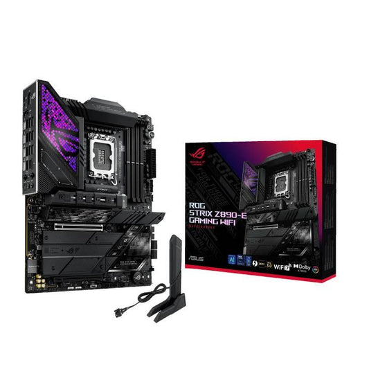 MB ASUS ROG STRIX Z890-E GAMING WIFI Intel Socket LGA1851 para procesadores Intel  Core™ Ultra Series 2, DDR5, Factor Forma ATX, WIFI 7 y Bluetooth v5.4