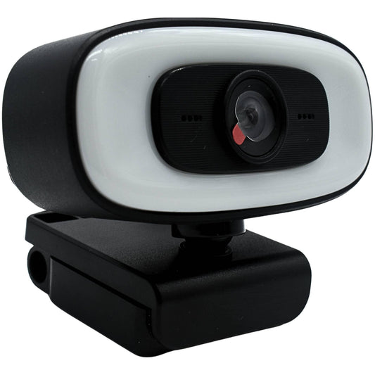 CAM WEB FULL PRO MICROFONO LUZ OV-WCAM - Camara WEB FULL HD ,WE , Micrcrofono , LUZ LED, 1920 x 1080 Pixeles, USB 2.0
