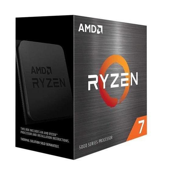 AMD RYZEN 7 5700X, 8 núcleos, Socket AM4, No Incluye Ventilador, Se requiere una tarjeta gráfica independiente.
