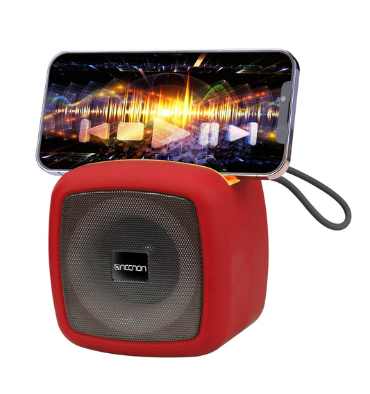 BOCINA PORTATIL ROJO NB-09