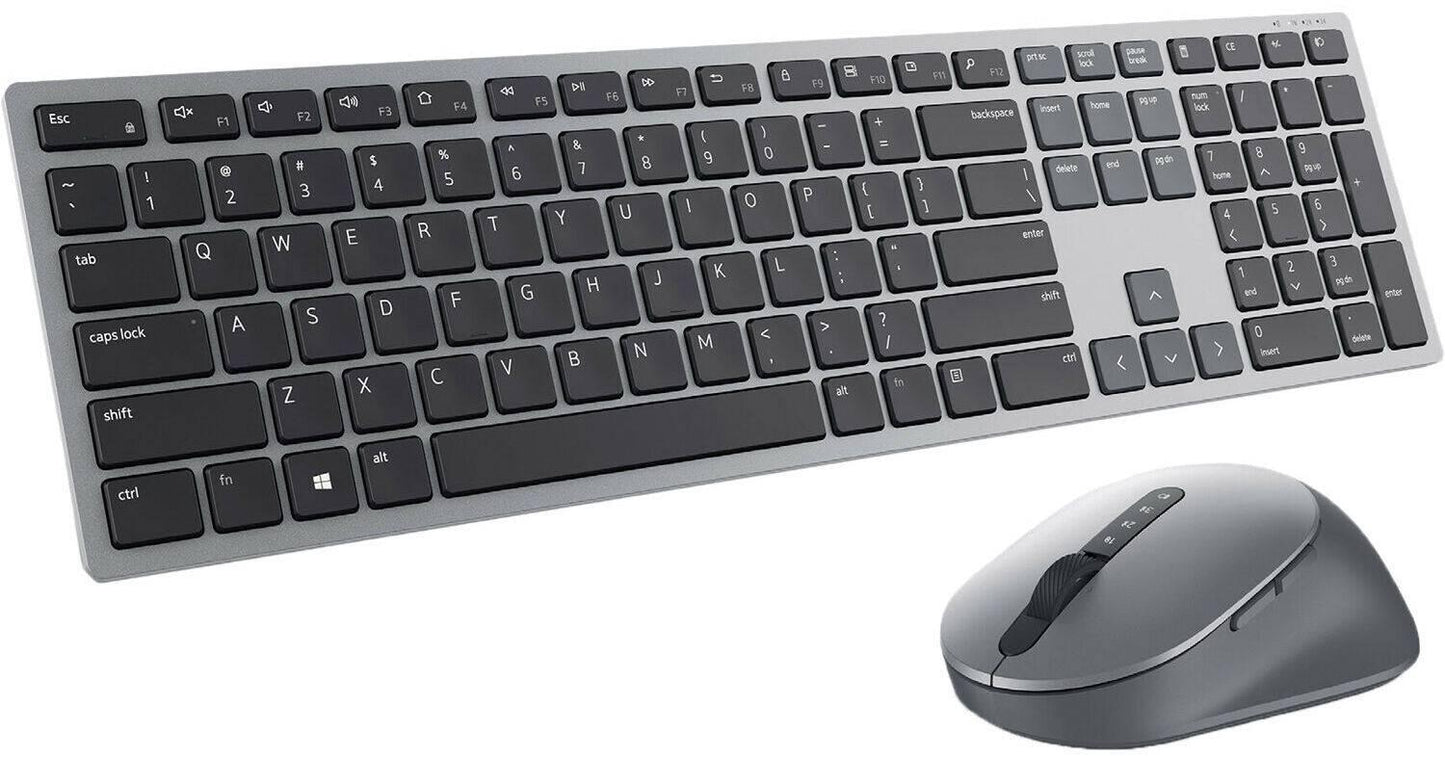 Kit Teclado y Mouse DELL KM7321WGY-US INGLES. Receptor inalámbrico USB. Garantia 3 años