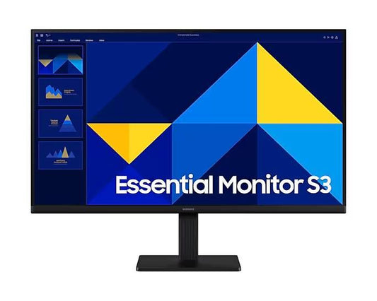MONITOR SAMSUNG 27 PULGADAS, ESSENTIAL S3, S30GD, IPS, FHD, PLANO, 100Hz, 5ms, LS27D300GALXZX