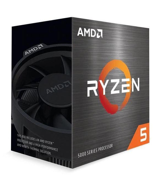 AMD RYZEN 5 5600X, 6 núcleos, socket AM4, Incluye ventilador, Se requiere una tarjeta gráfica independiente.