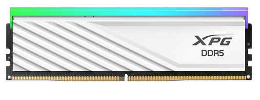 Memoria RAM ADATA XPG LANCER BLADE RGB, DDR5 KIT 2X24GB UDIMM 6000MT/s. Disipador aluminio BLANCO. AX5U6000C3024G-DTLABRWH